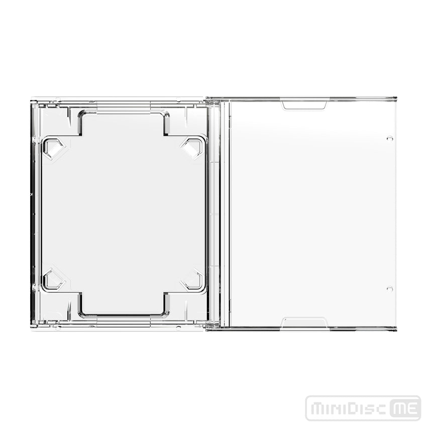Clear Replacement MiniDisc Case - Back View