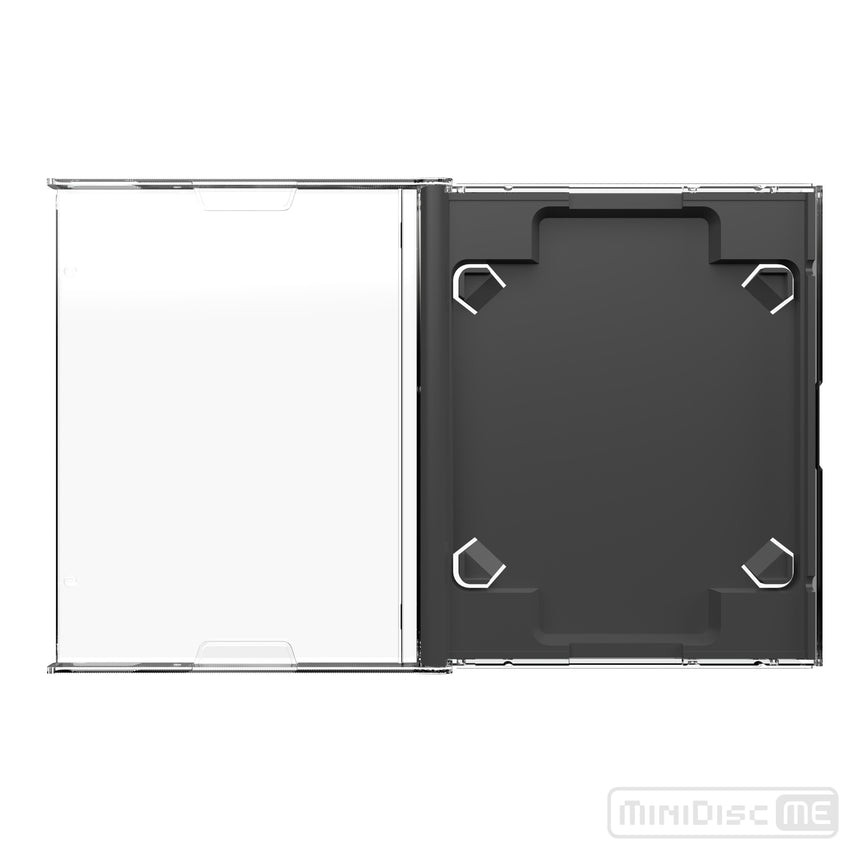 Dark Gray MiniDisc Case - Front View