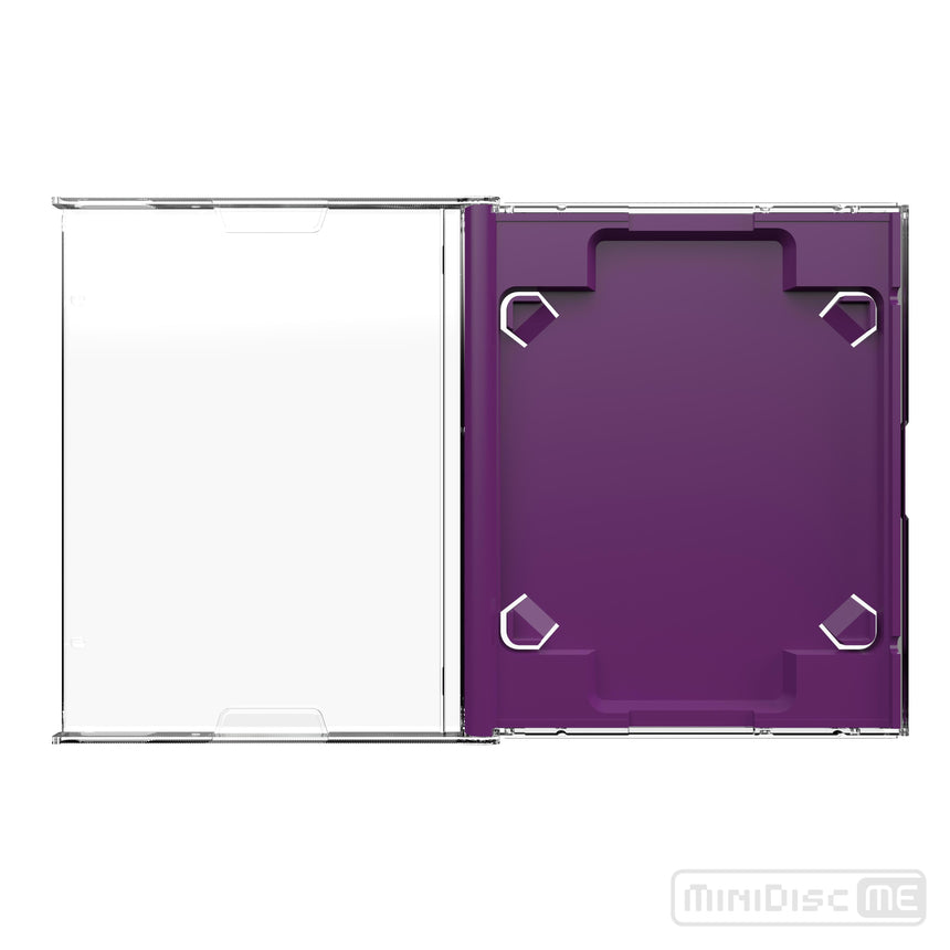 Purple MiniDisc Case - Front View