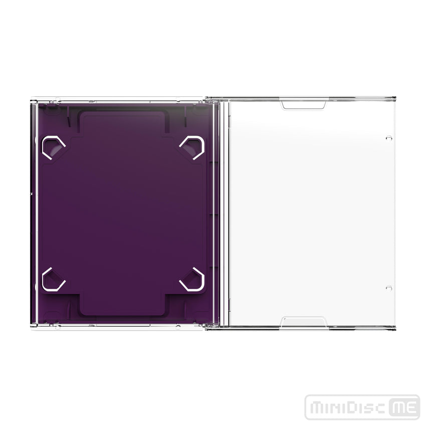 Purple MiniDisc Case - Back View